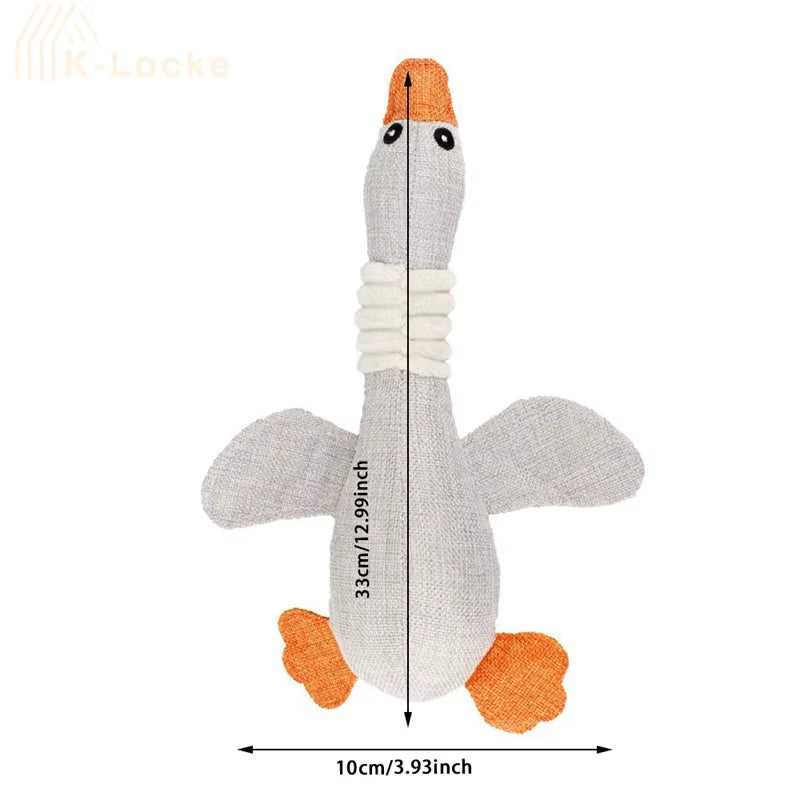 Plush Dog Toy Animals Shape Bite Resistant Squeaky Toys Dog Chew Toys for Small Large Dogs Puppy Pets Training Accessories