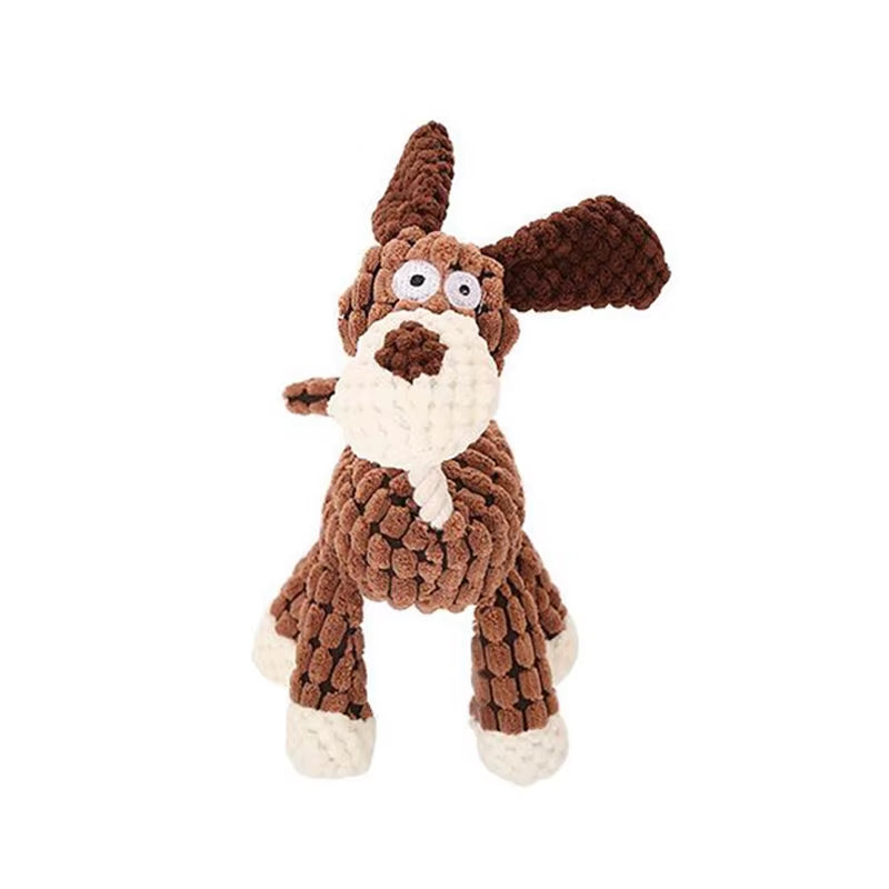 Donkey Shape Pet Toys for Small Large Dog Cat Squeaky Plush Toy Funny Durable Chew Molar Cute Toy Pet Training Dog Accessories