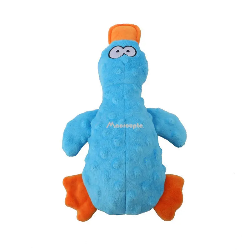 2022 New Cute Plush Toys Squeak Pet Wolf Rabbit Animal Plush Toy Dog Chew Squeaky Whistling Involved Squirrel Dog Toys