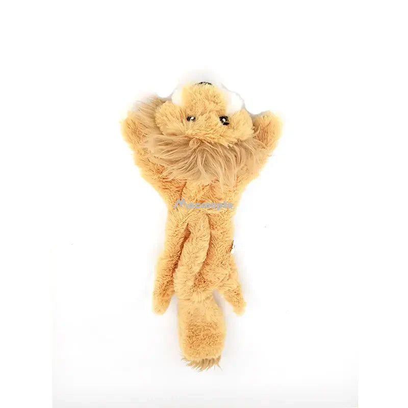 2022 New Cute Plush Toys Squeak Pet Wolf Rabbit Animal Plush Toy Dog Chew Squeaky Whistling Involved Squirrel Dog Toys