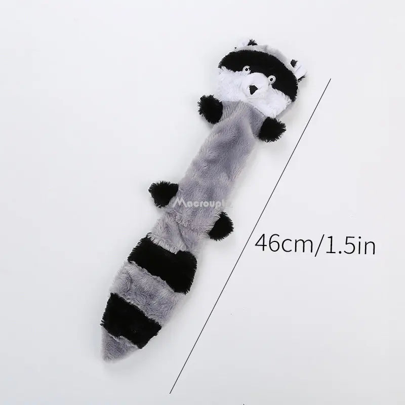 2022 New Cute Plush Toys Squeak Pet Wolf Rabbit Animal Plush Toy Dog Chew Squeaky Whistling Involved Squirrel Dog Toys