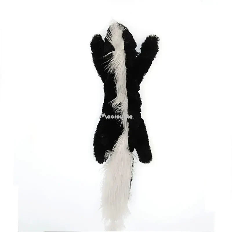 2022 New Cute Plush Toys Squeak Pet Wolf Rabbit Animal Plush Toy Dog Chew Squeaky Whistling Involved Squirrel Dog Toys
