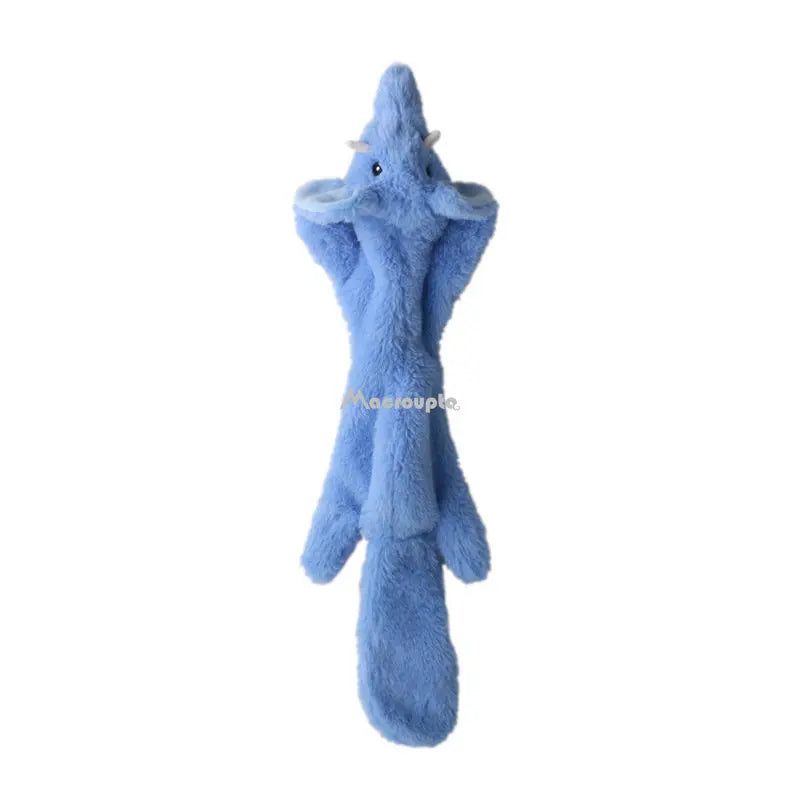 2022 New Cute Plush Toys Squeak Pet Wolf Rabbit Animal Plush Toy Dog Chew Squeaky Whistling Involved Squirrel Dog Toys