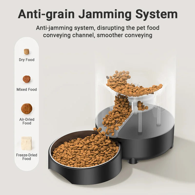 Automatic Pet Feeder 2L Smart Cat Food Kibble Dispenser Wi-Fi App Remote Control Auto Dog Feeder for Cat Pet Accessories