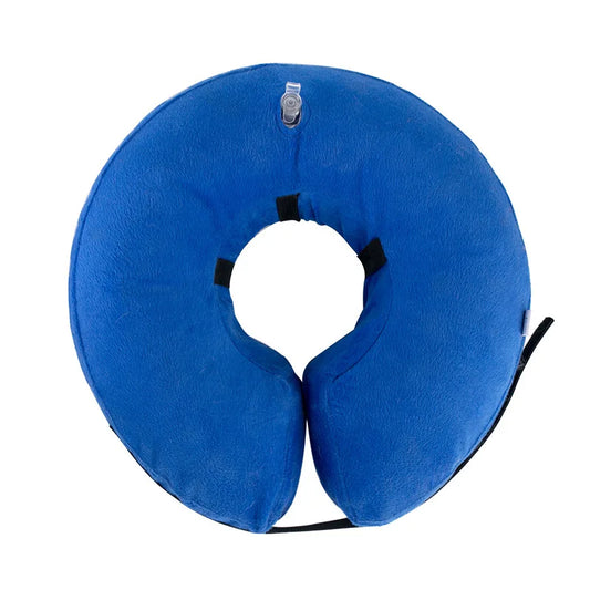 Inflatable Dog Collar Anti-Bite Injury Elizabethan Collar for Small Medium Dogs Cats Adjustable Pet Recovery Collar Accessories