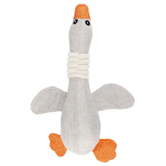 Plush Dog Toy Animals Shape Bite Resistant Squeaky Toys Dog Chew Toys for Small Large Dogs Puppy Pets Training Accessories