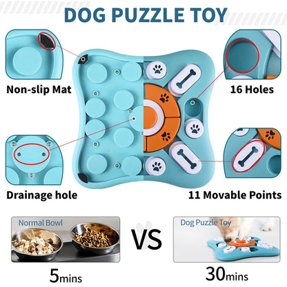 1PCS Dog Puzzle Toys for IQ Training & Mental Enrichment, Interactive Dog Toys for Large Medium Small Dogs，Dog Treat Puzzle Disp