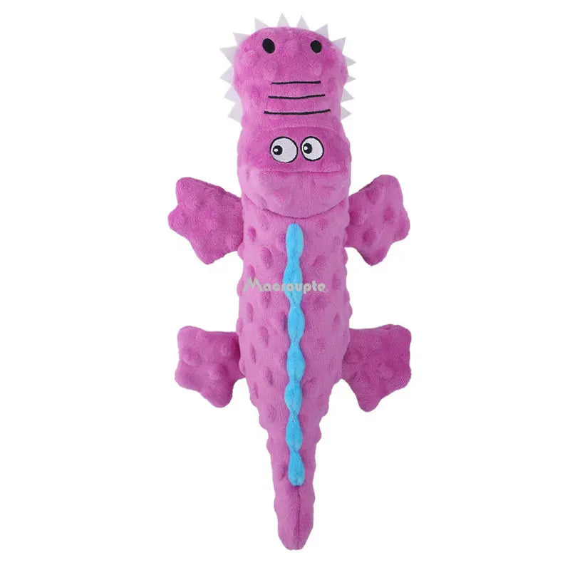 2022 New Cute Plush Toys Squeak Pet Wolf Rabbit Animal Plush Toy Dog Chew Squeaky Whistling Involved Squirrel Dog Toys