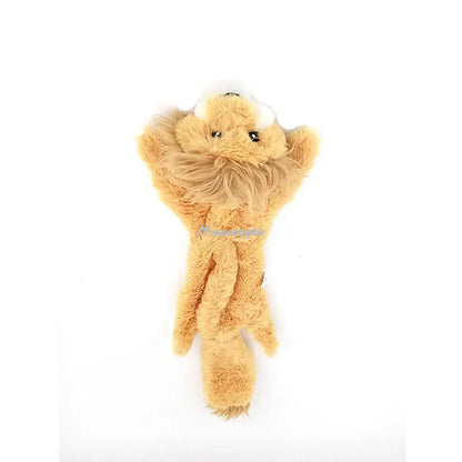 2022 New Cute Plush Toys Squeak Pet Wolf Rabbit Animal Plush Toy Dog Chew Squeaky Whistling Involved Squirrel Dog Toys