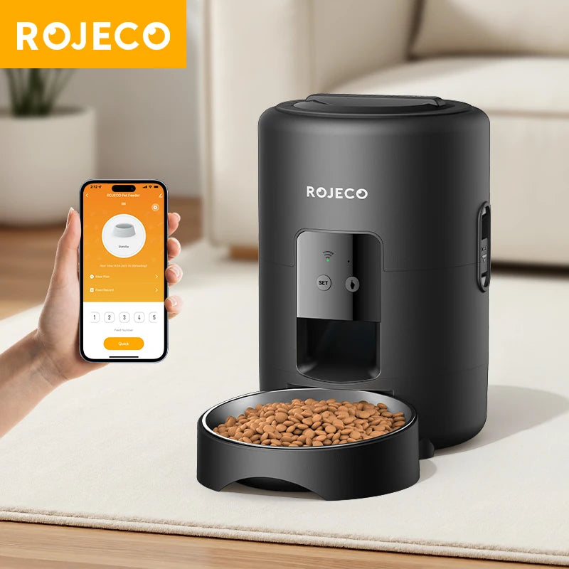 Automatic Pet Feeder 2L Smart Cat Food Kibble Dispenser Wi-Fi App Remote Control Auto Dog Feeder for Cat Pet Accessories